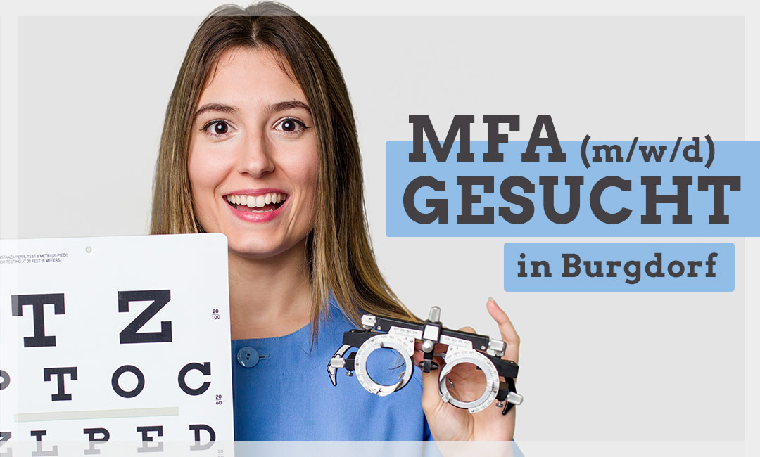 Stellenanzeige MFA Augenarztpraxis Dr. Barenberg